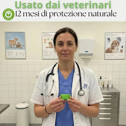 Ciondolo BauPaw™ - 12 mesi di protezione naturale per cani