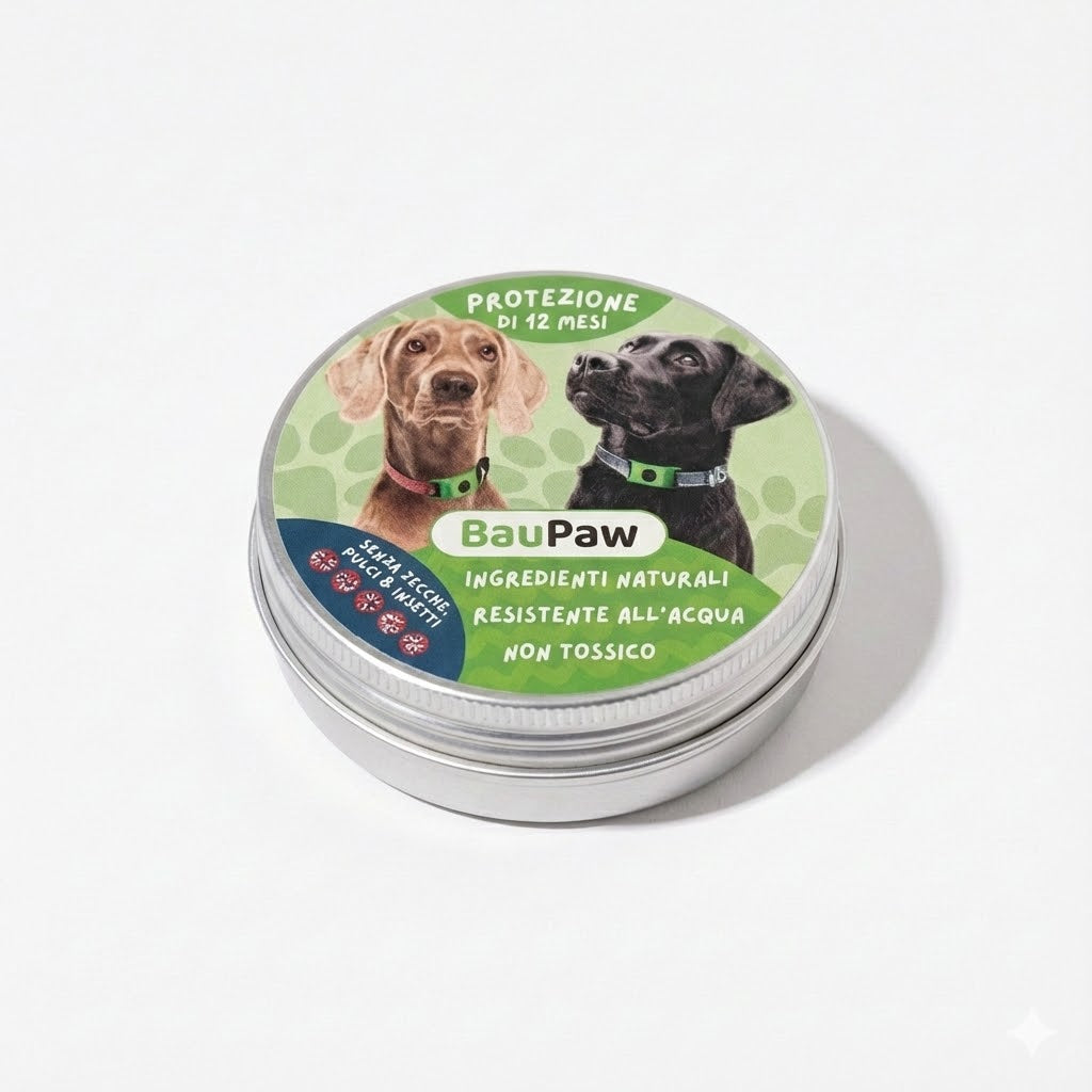 Ciondolo BauPaw™ - 12 mesi di protezione naturale per cani